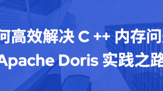 如何高效解决 C++内存问题，Apache Doris 实践之路｜技术解析