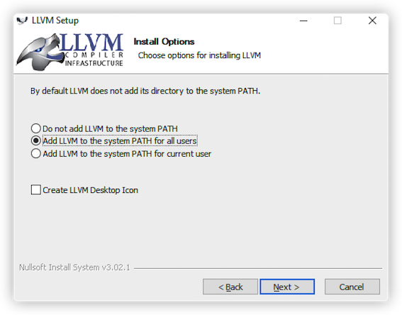 LLVM-install-for-all-users