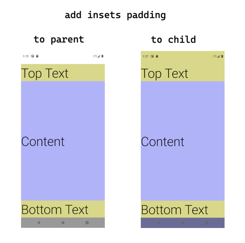 add insets padding