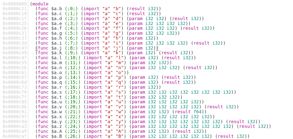 WebAssembly source code
