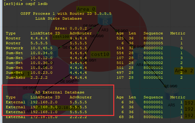 OSPF---特殊区域---NSSA完全NSSA