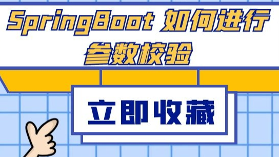 SpringBoot 如何进行参数校验