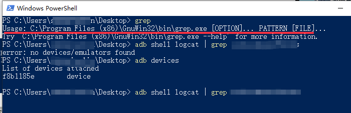 windows grep