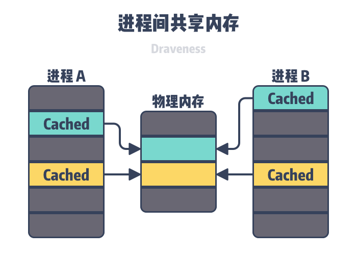 fork--父子进程共享内存空间