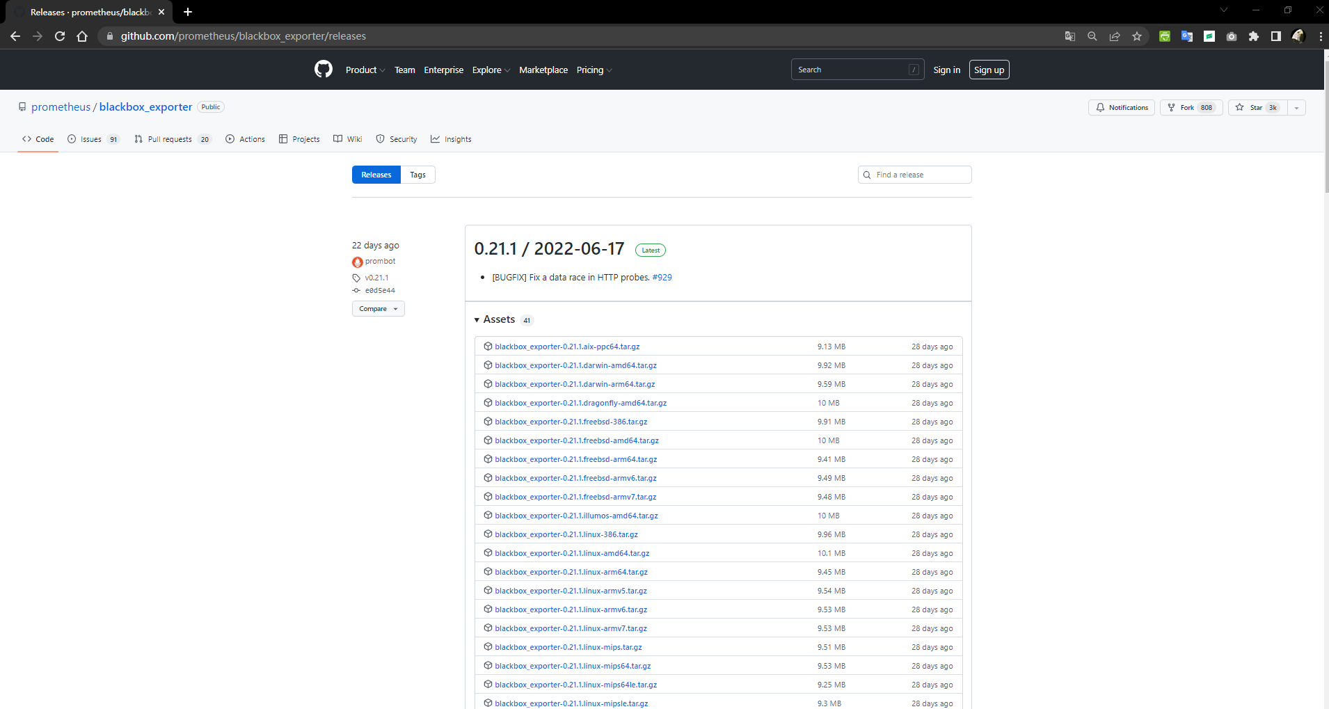 prometheus blackbox exporter example