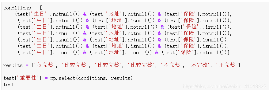 numpy-select-numpy-where-pandas