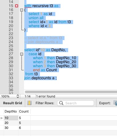 SQL 报表制作和整形