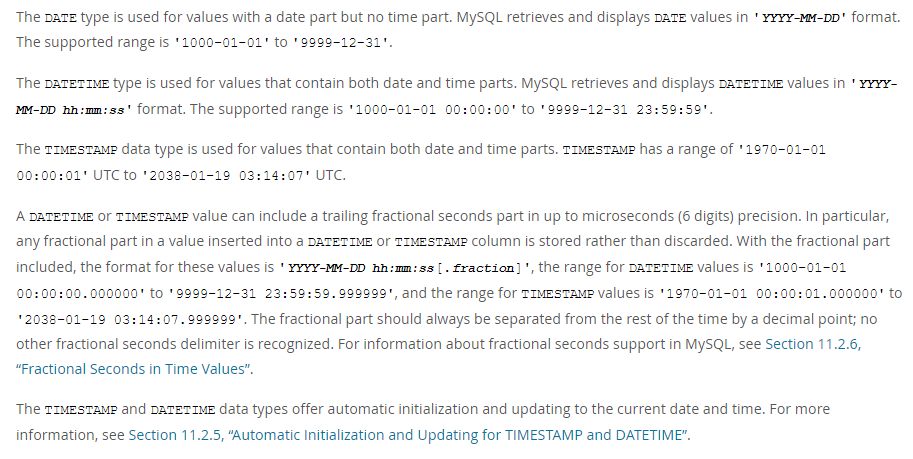 mysql-date-datetime-timestamp