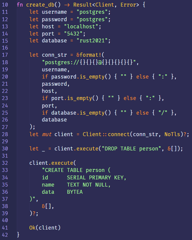 Rust 连接PostgreSQL 数据库- yangxu-pro - 博客园