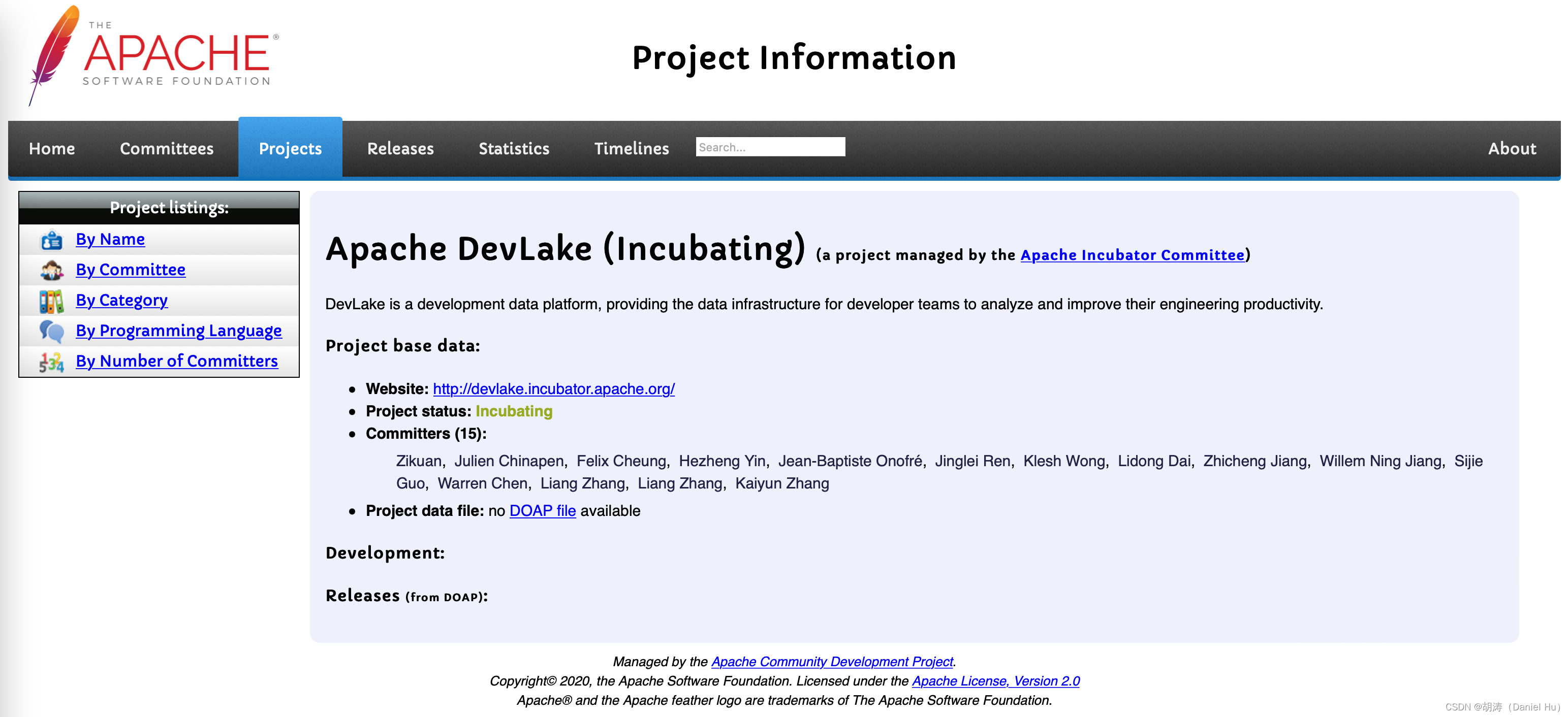 Apache DevLake