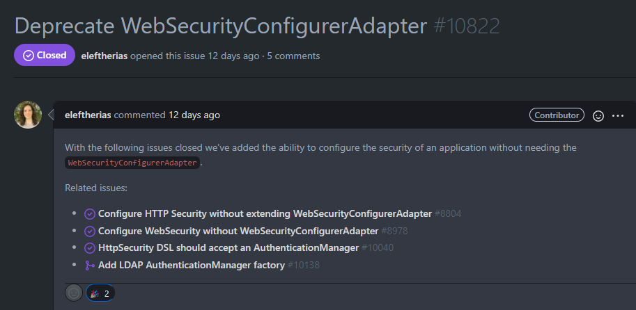 Websecurityconfigureradapter hot sale